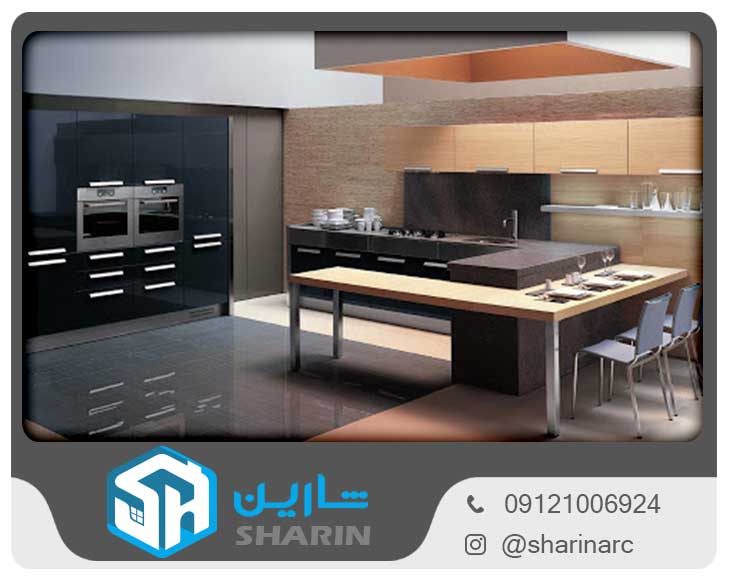 طراحی و ساخت کابینت لمی گلاس