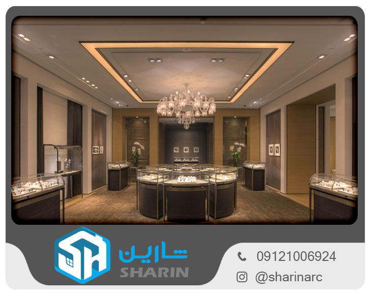 پروژه طراحی کناف سقف مغازه