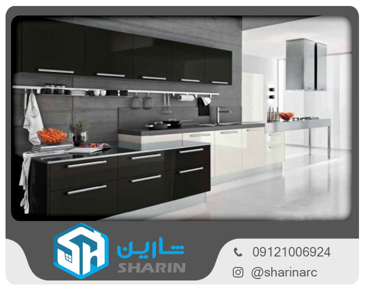 کابینت سفید مشکی