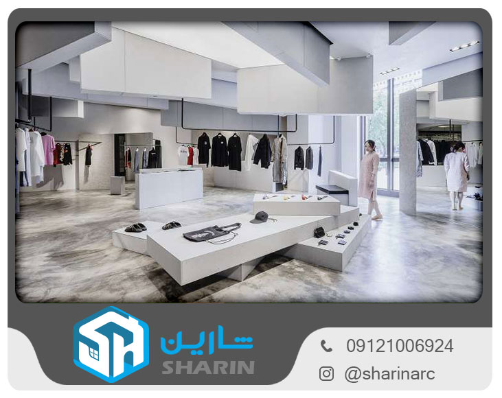 کناف سقف بلند مغازه
