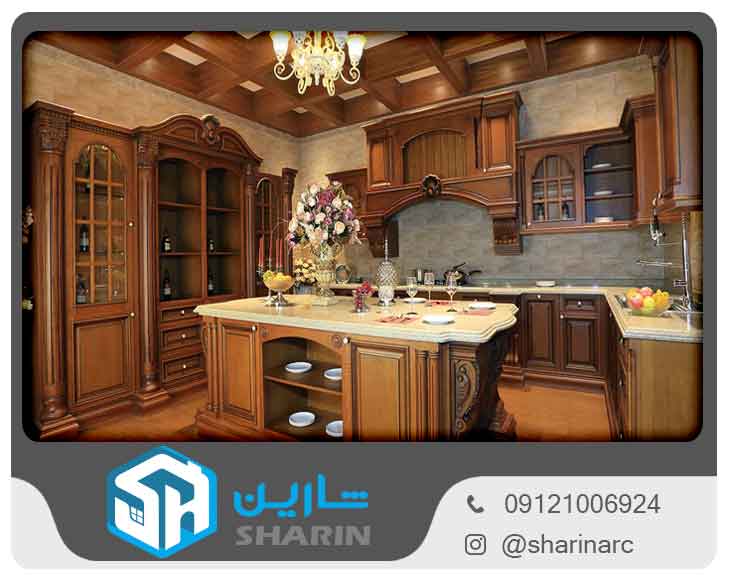 قیمت کابینت روکش چوب