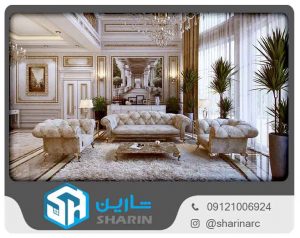 استاده از رنگ های روشن در دکوراسیون کلاسیک 