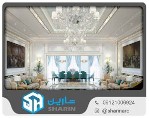 استفاده از لوستر های گرانقیمت در دکوراسیون کلاسیک 