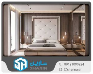 نورپردازی در اتاق خواب مستر 