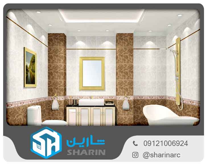 سقف کاذب در سرویس بهداشتی 