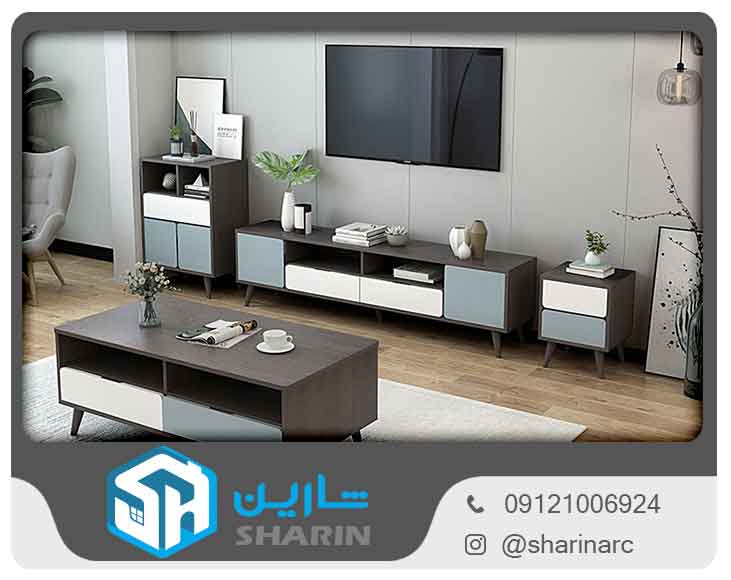 میز تلویزیون دیواری